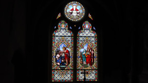 Neufchâteau, St-Nicolas- stained glass window (I)