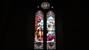 Neufchâteau, St-Nicolas- stained glass window (I)