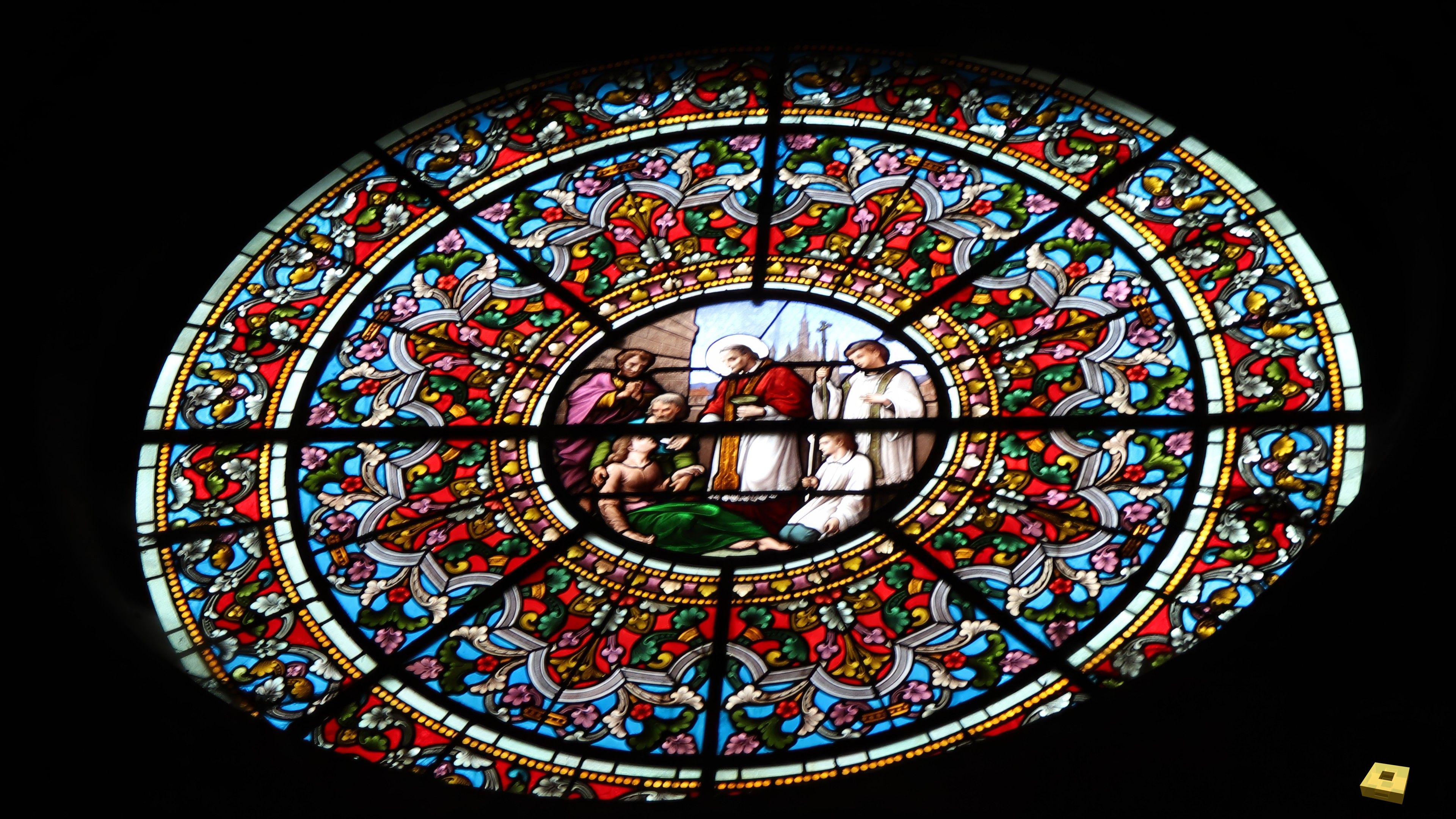 Neufchâteau, St-Nicolas- vitrail (I)