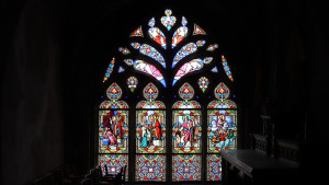 Neufchâteau, St-Nicolas- stained glass window (I)