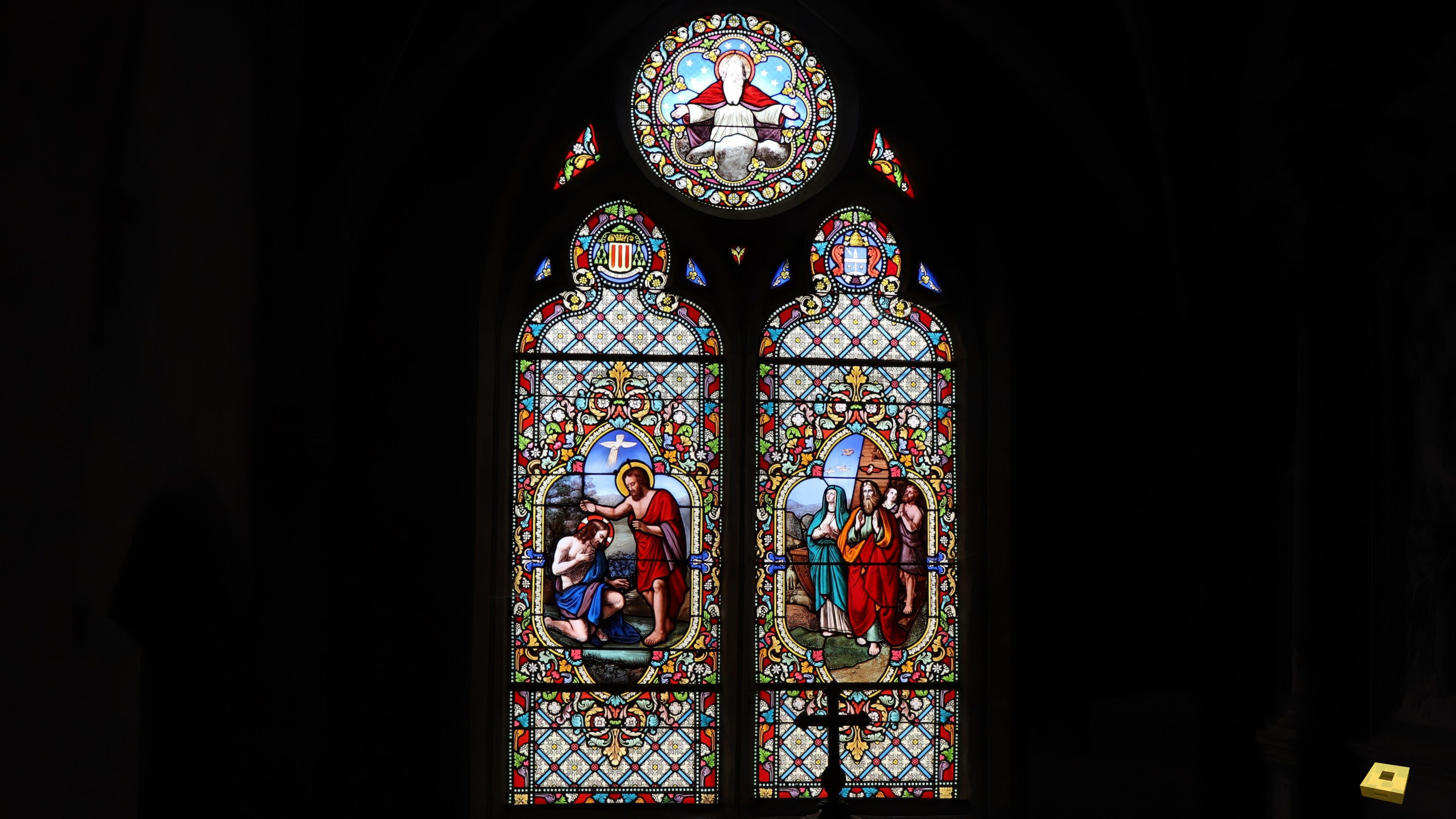Neufchâteau, St-Nicolas – Buntglasfenster (I)