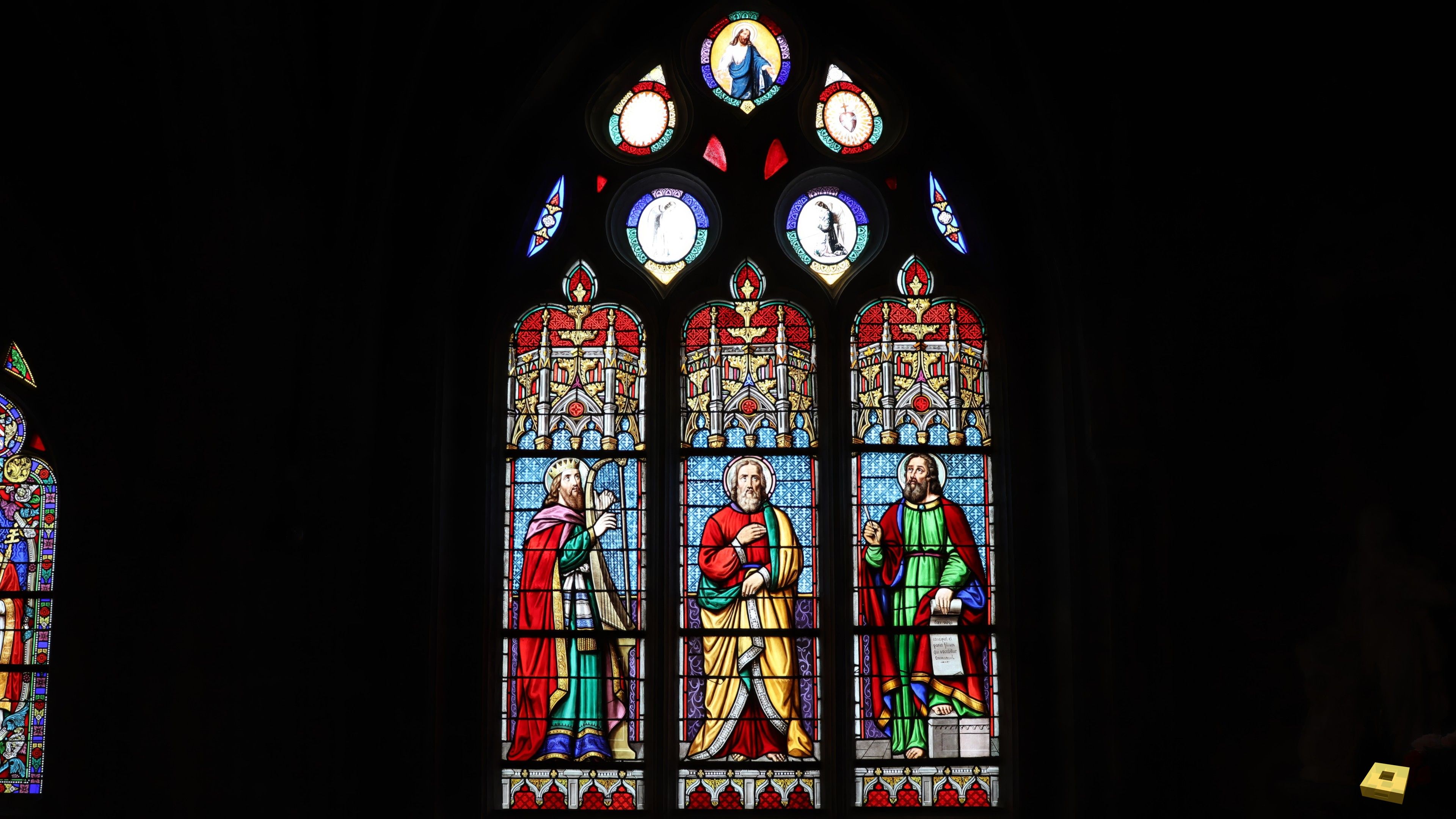 Neufchâteau, St-Nicolas- stained glass window (I)