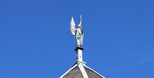Orquevaux, church - angel (S)