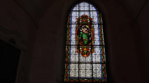 Outremécourt, church - stained glass window (I)