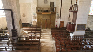 Outremécourt, église - vue sur sortie (S)