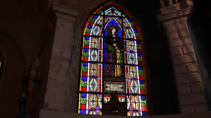 Outremécourt, church - stained glass window (I)