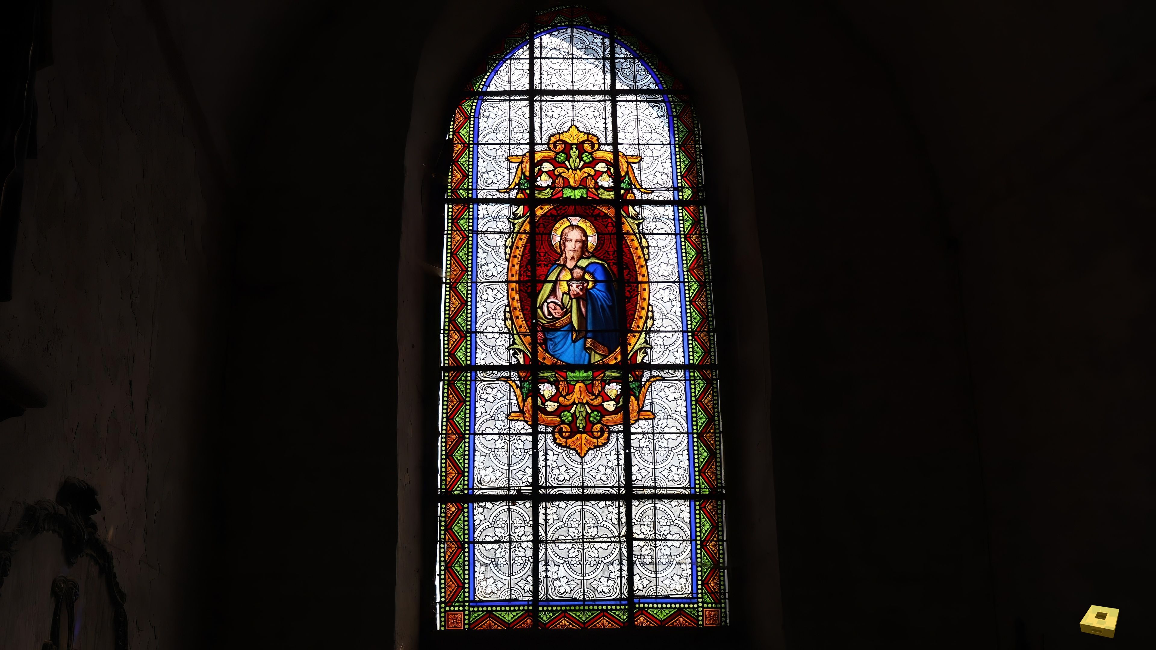 Outremécourt, church - stained glass window (I)