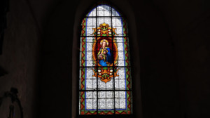 Outremécourt, church - stained glass window (I)