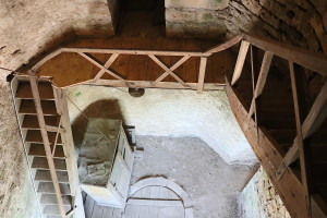 Pompierre, church - bell tower (I)