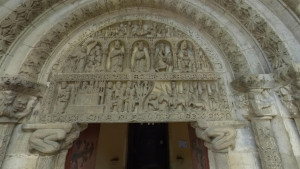 Pompierre, église - entrée (P)