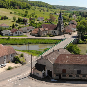 Pompierre, church - exterior (S)