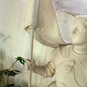 Pompierre, church - Joan of Arc (S)