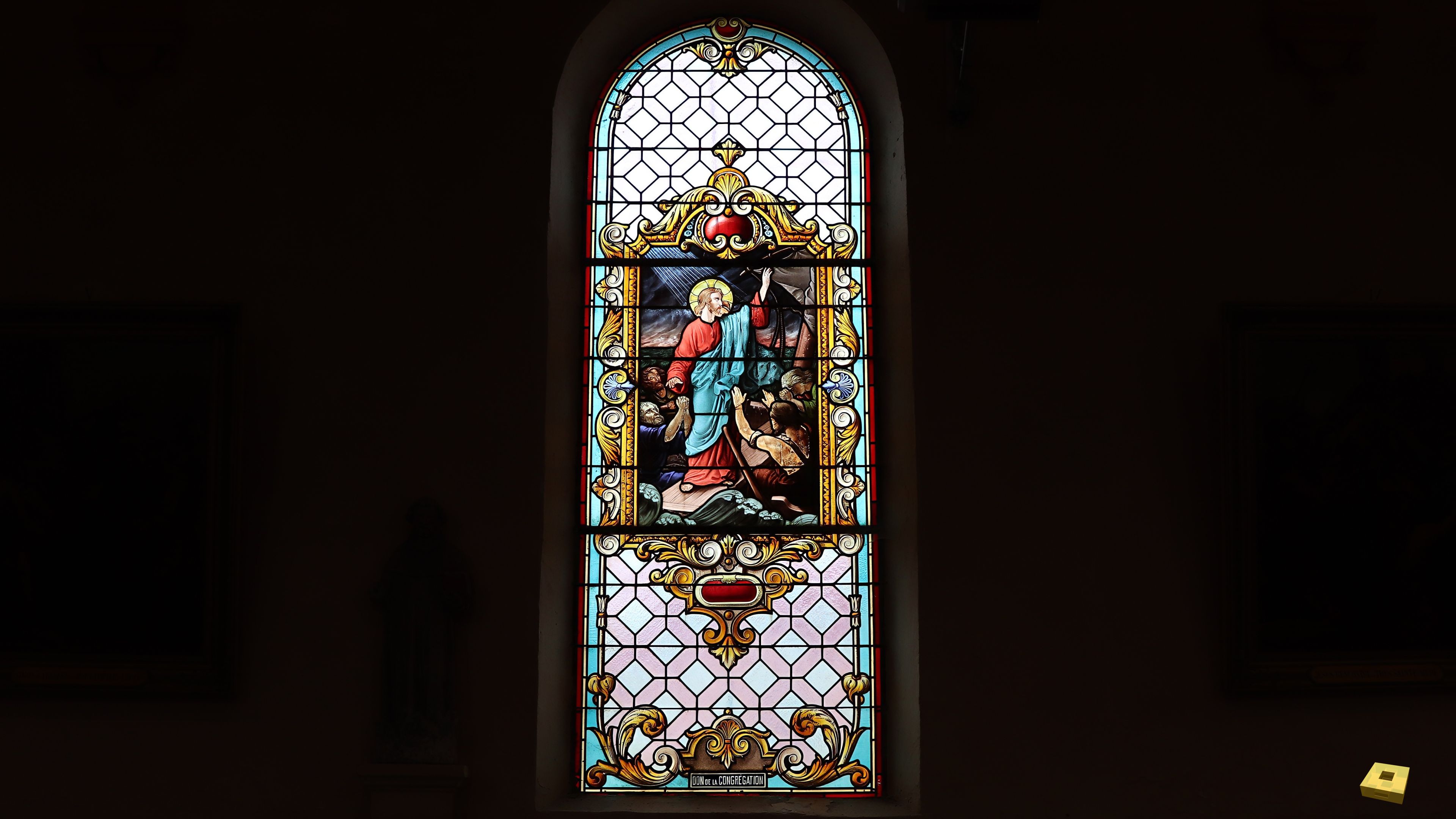 Rainville, church - stained glass window (I)