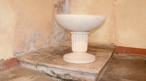 Rainville, église - fonts baptismaux (S)