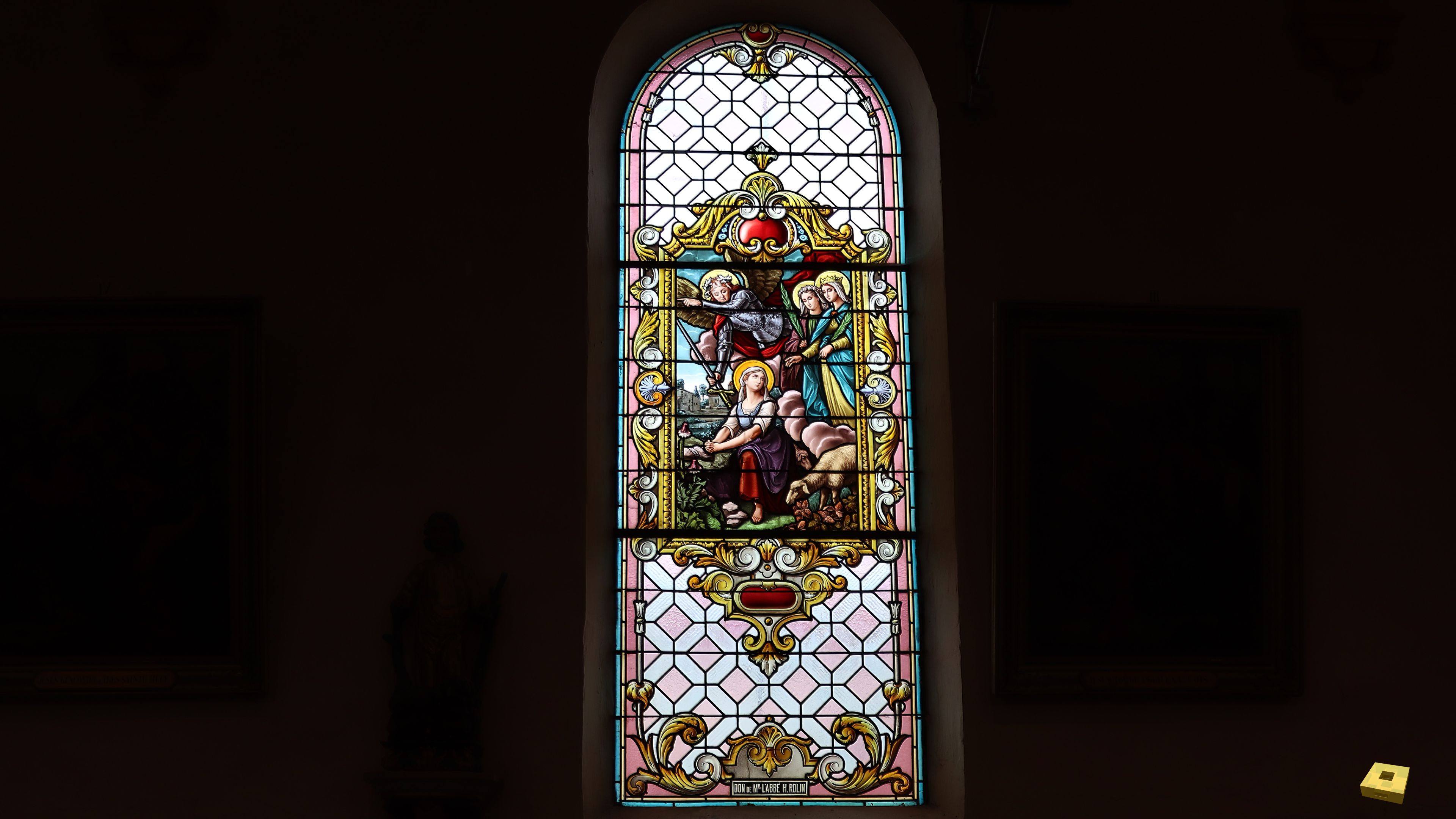 Rainville, church - stained glass window (I)