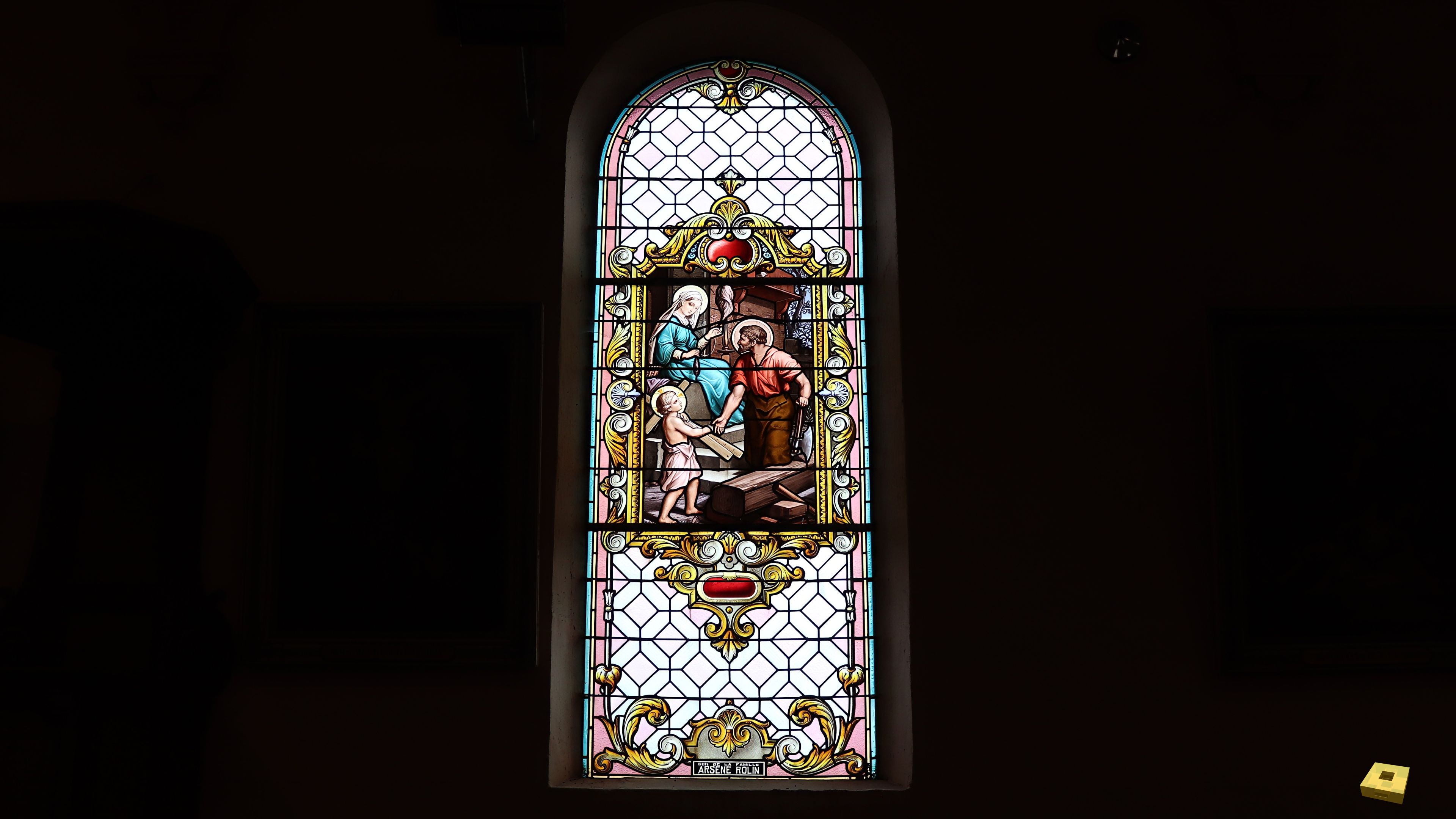 Rainville, church - stained glass window (I)