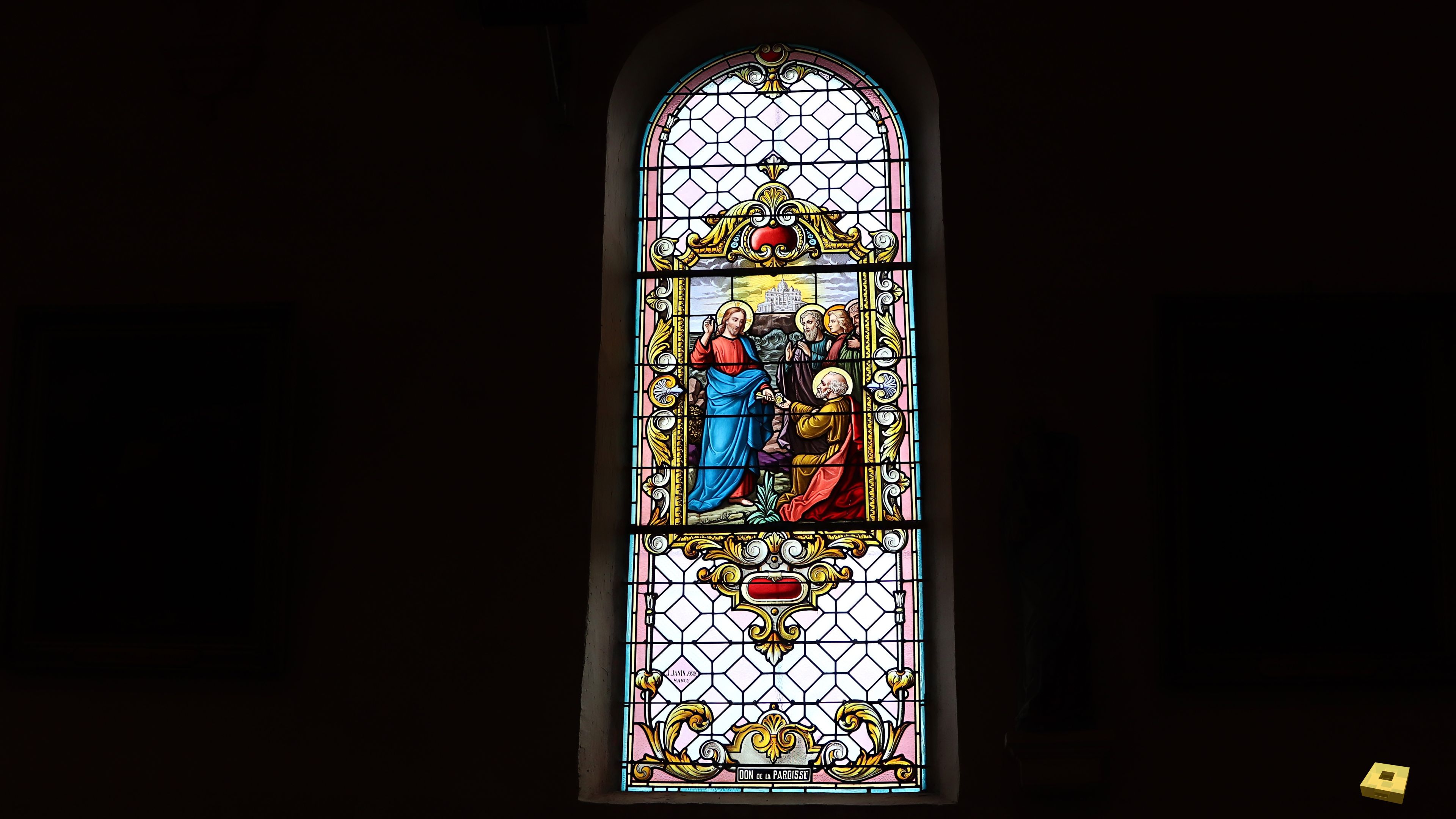 Rainville, church - stained glass window (I)