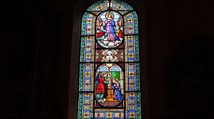 Rebeuville, church - stained glass window (I)