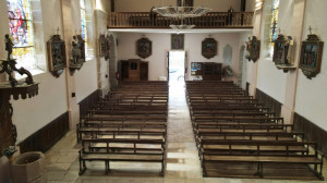 Rebeuville, église - vers sortie (S)