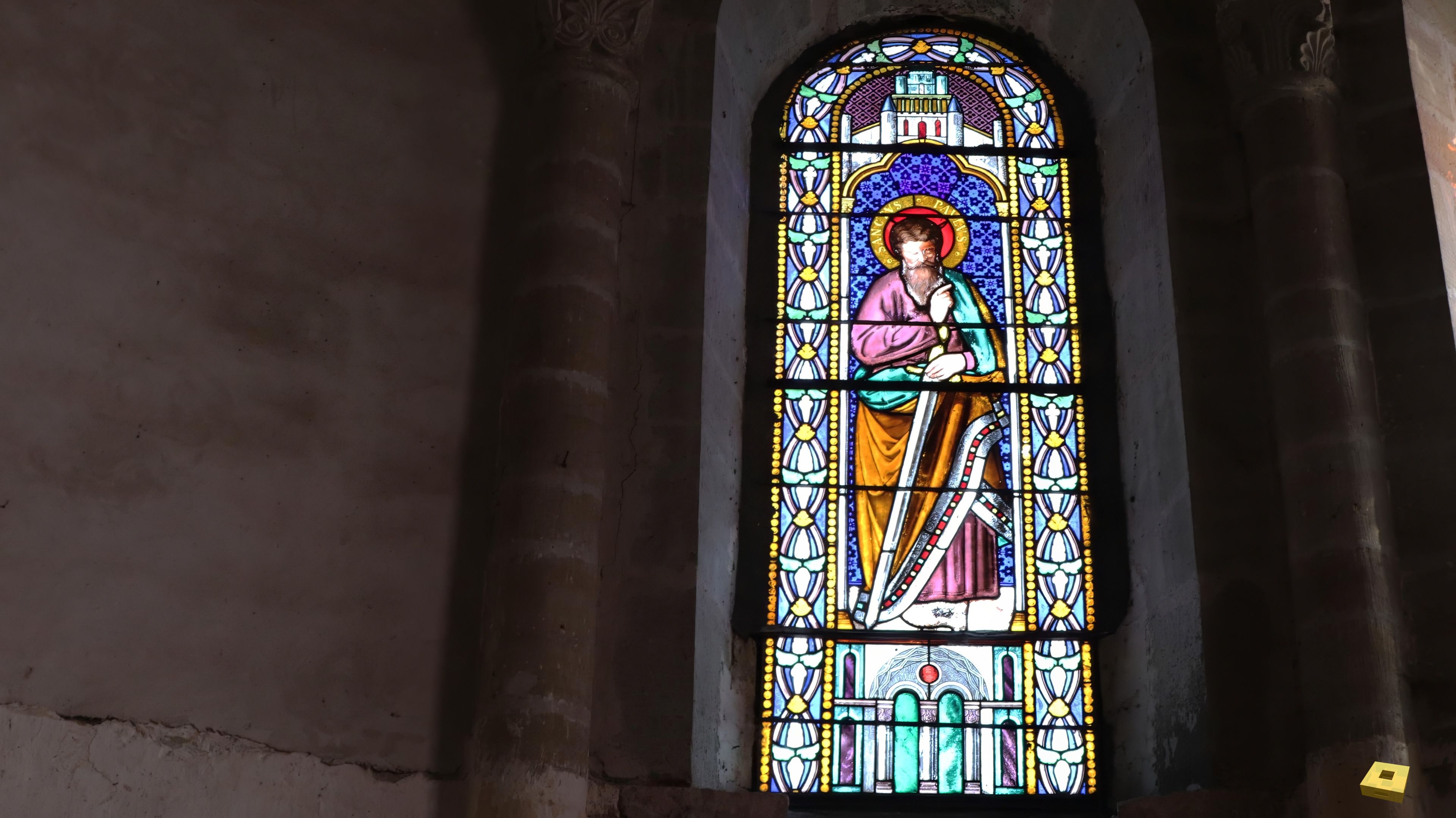 Relanges, church - stained glass window (I)