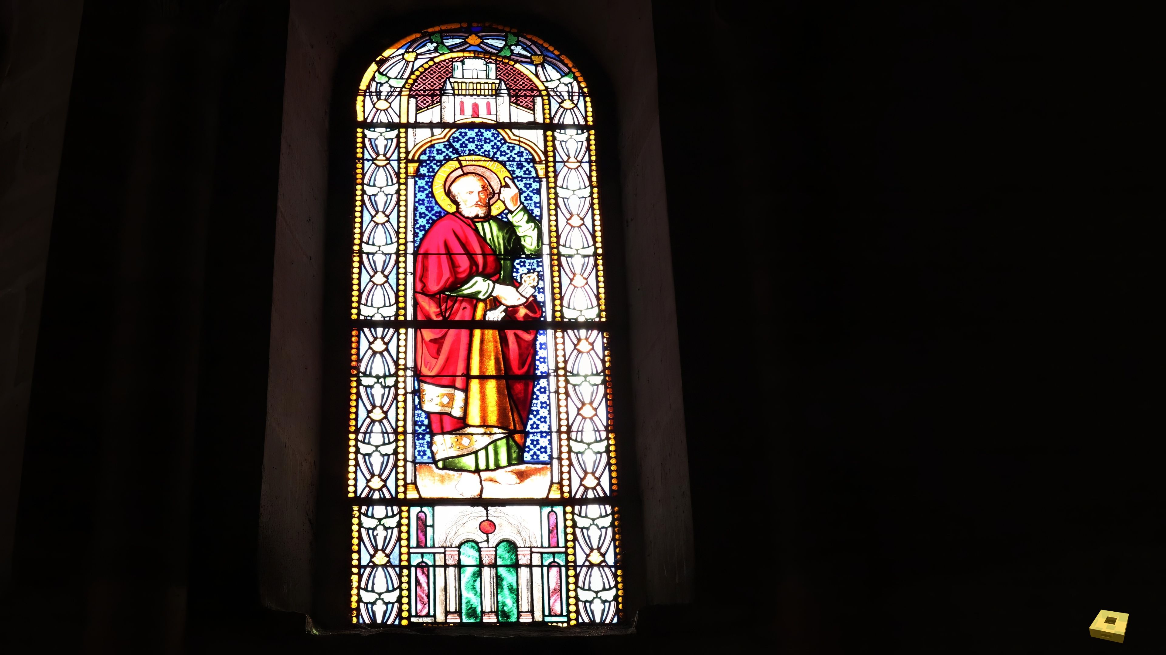 Relanges, église - vitrail (I)