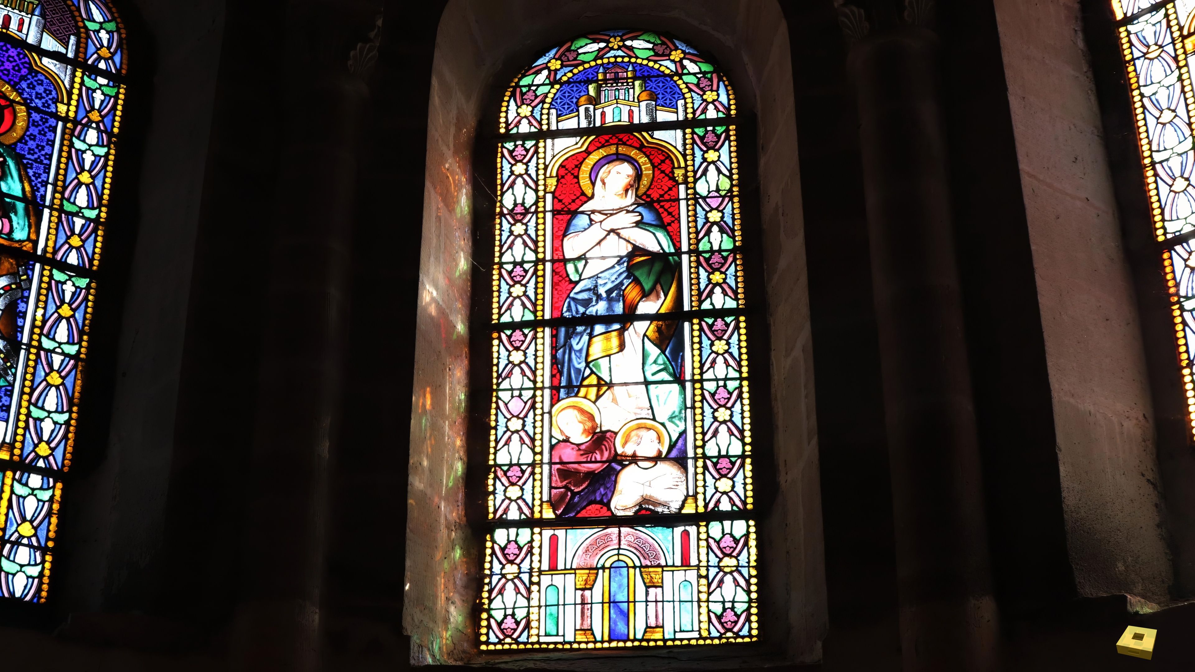 Relanges, church - stained glass window (I)
