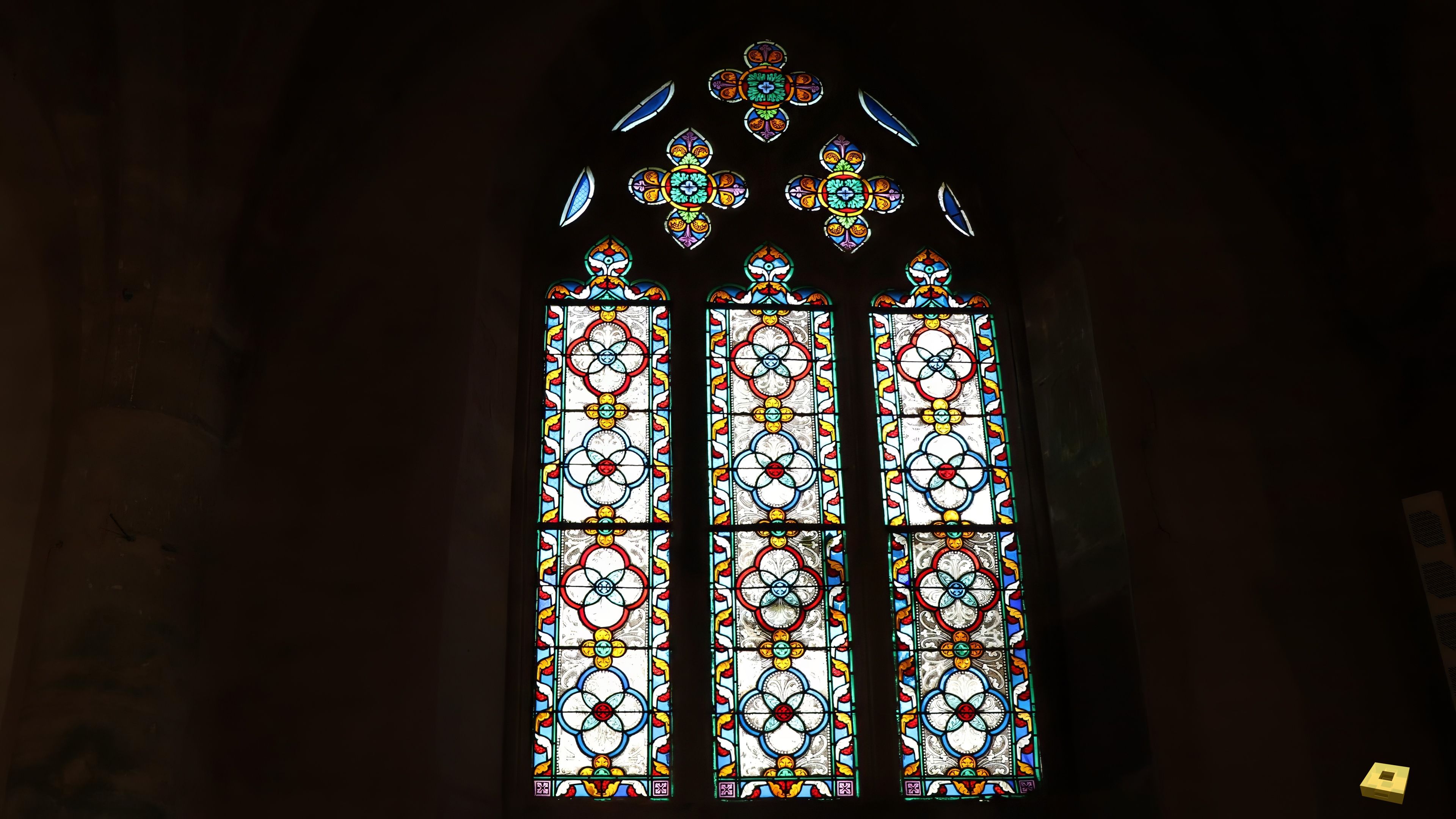 Relanges, church - stained glass window (I)