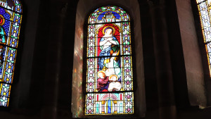 Relanges, church - stained glass window (I)