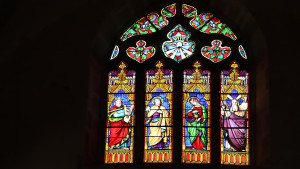 Relanges, church - stained glass window (I)