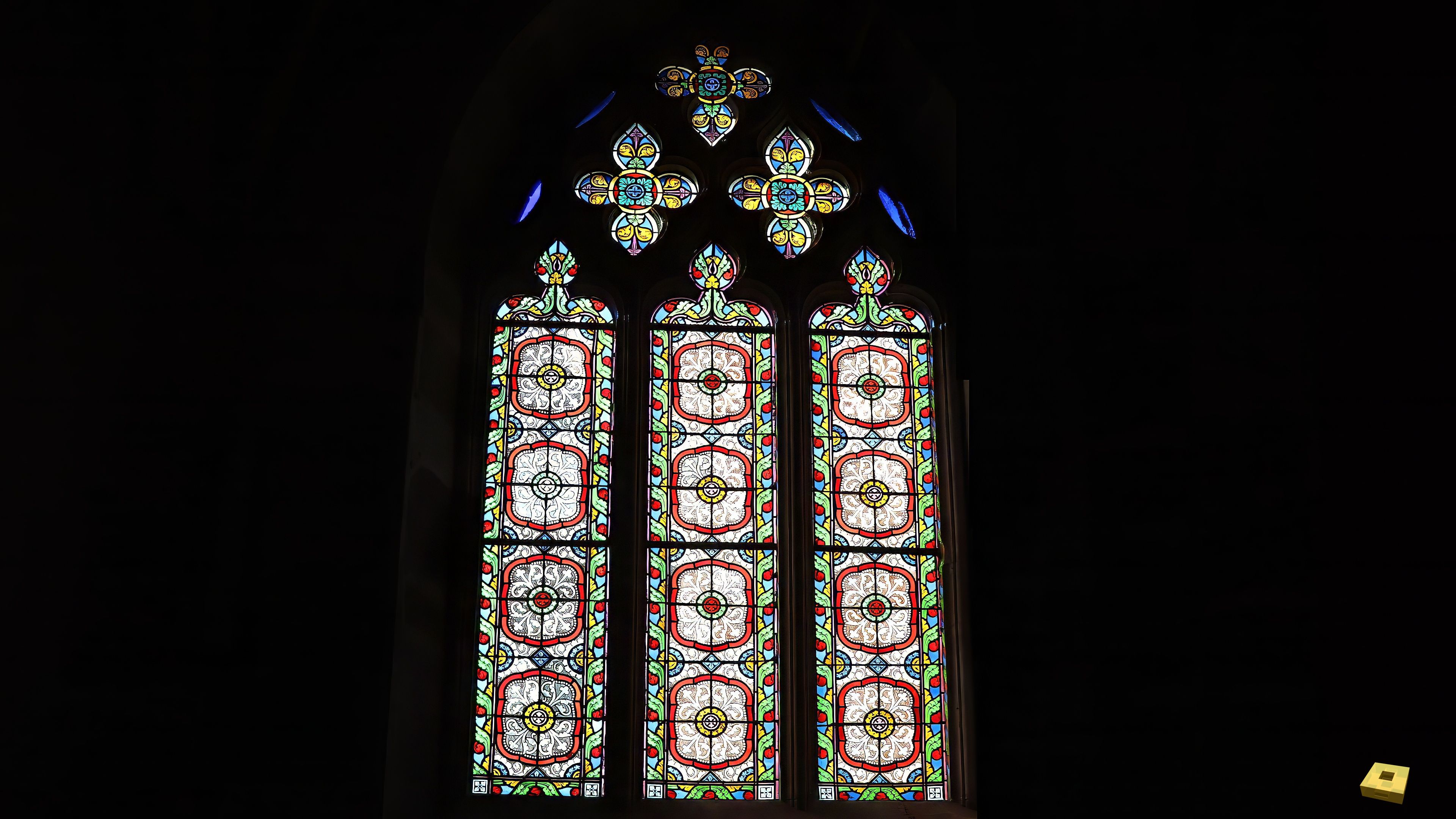 Relanges, church - stained glass window (I)