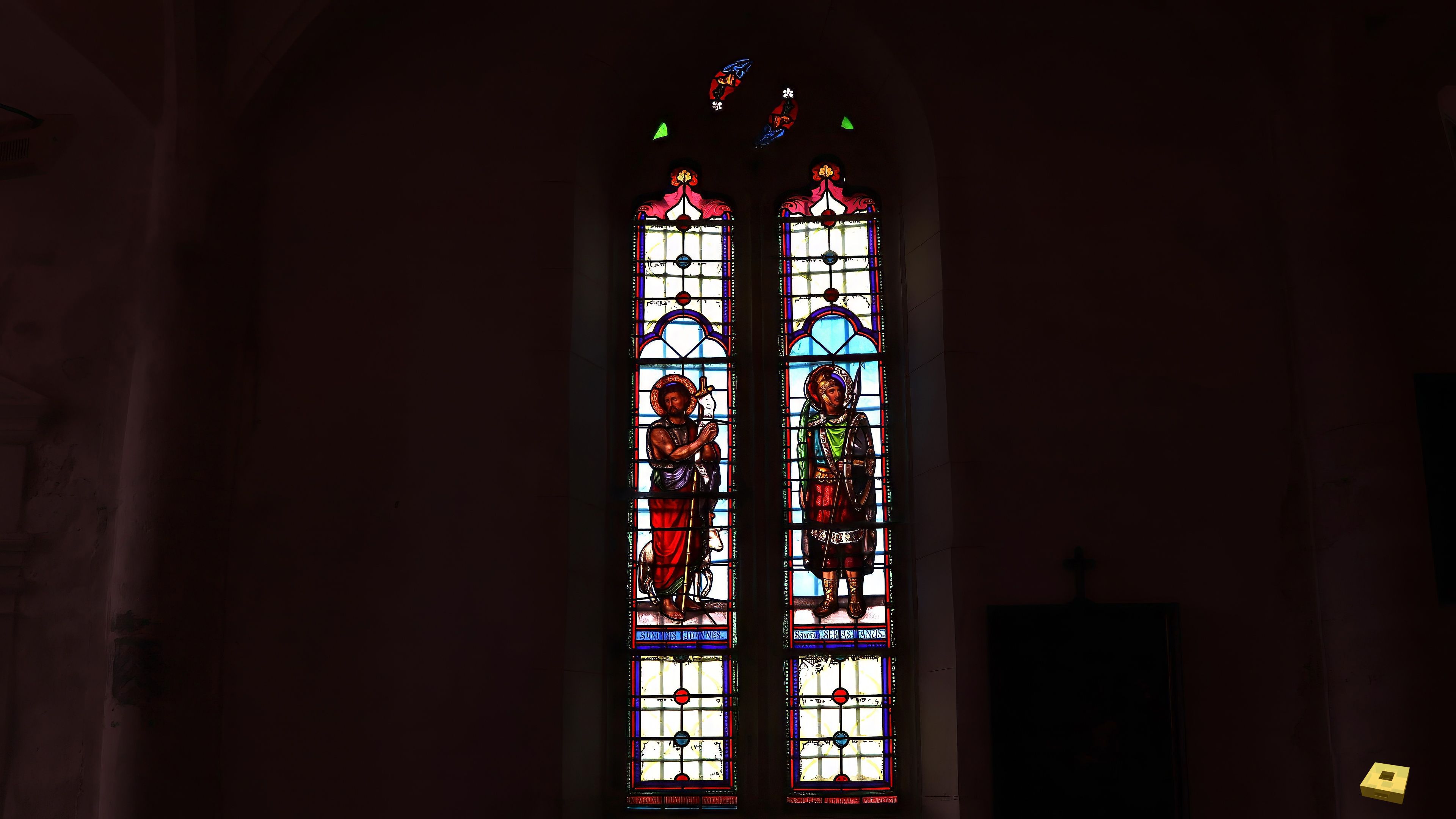 Removille, church - stained glass window (I)