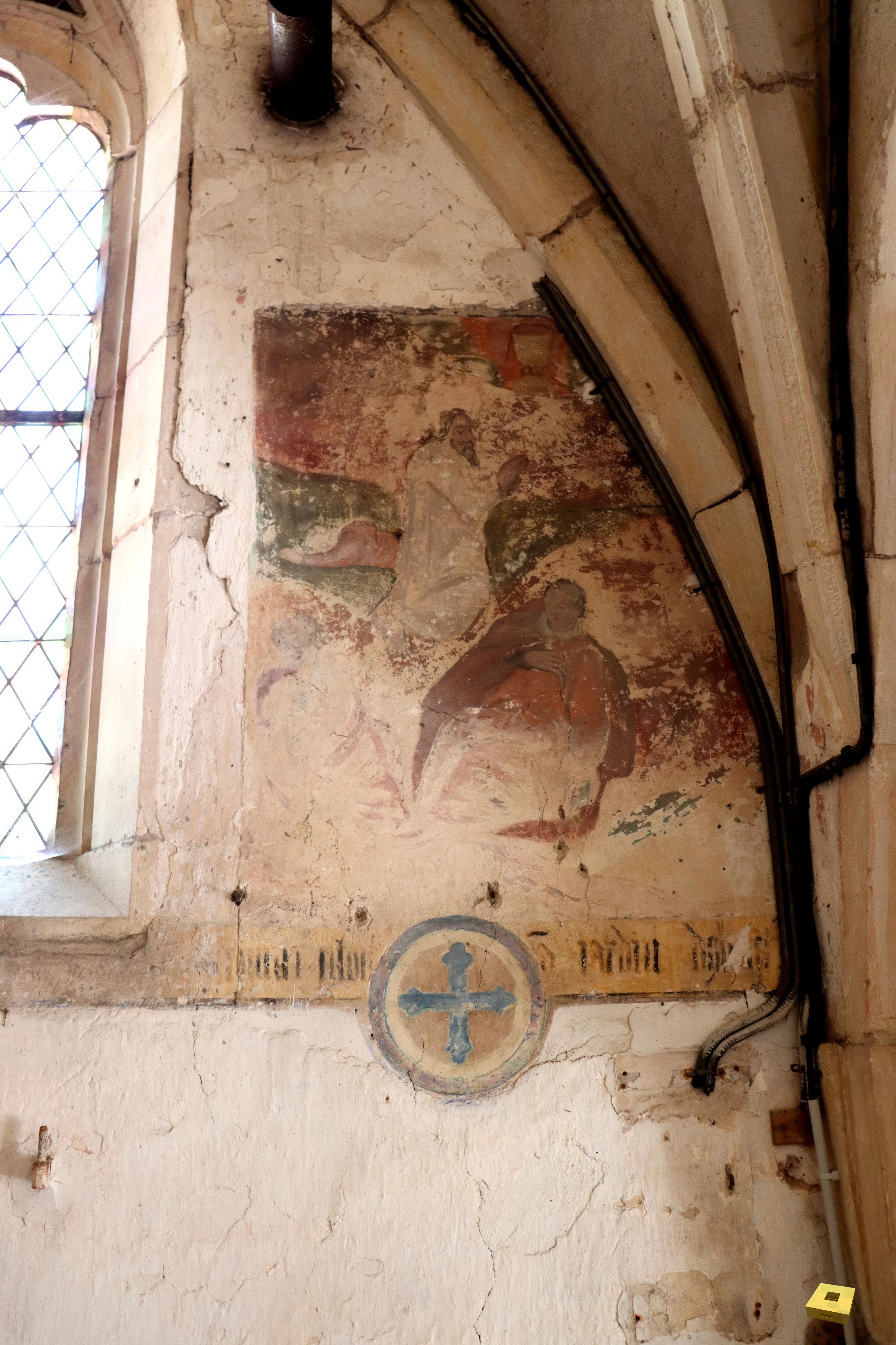 Removille, chapelle - détail peinture (I)