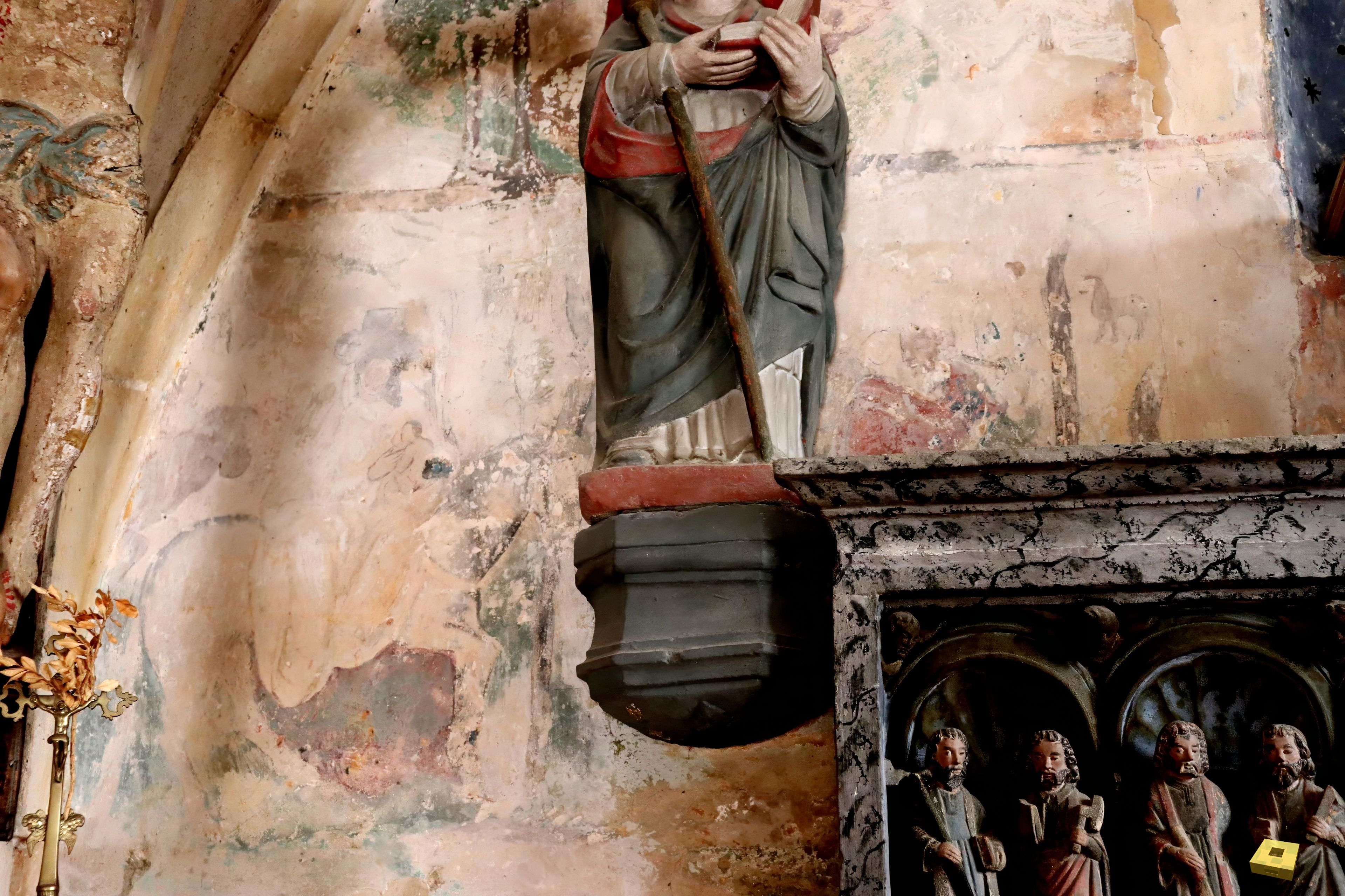 Removille, chapel - painting detail (I)