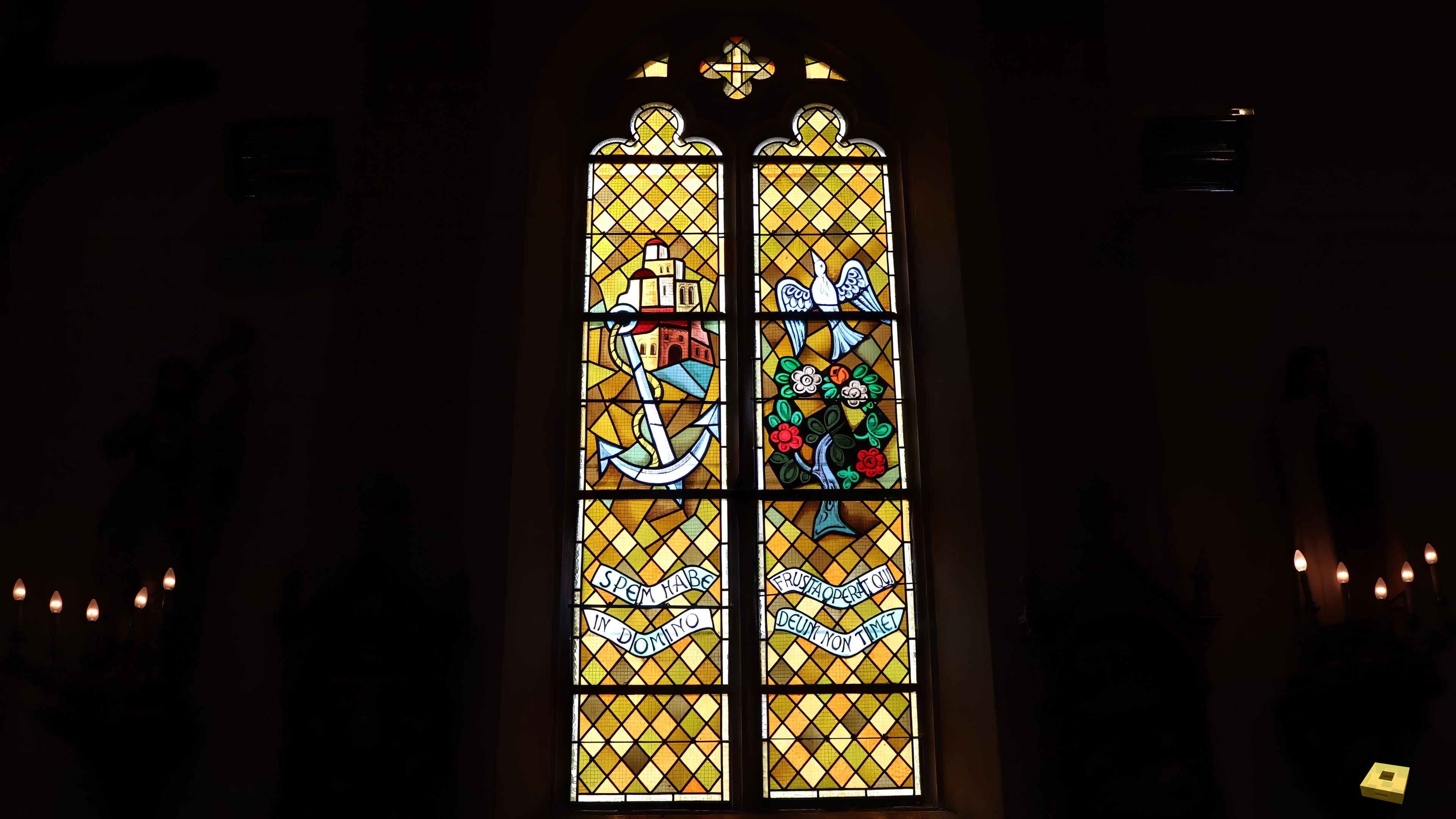 Rouvres, church - stained glass window (I)