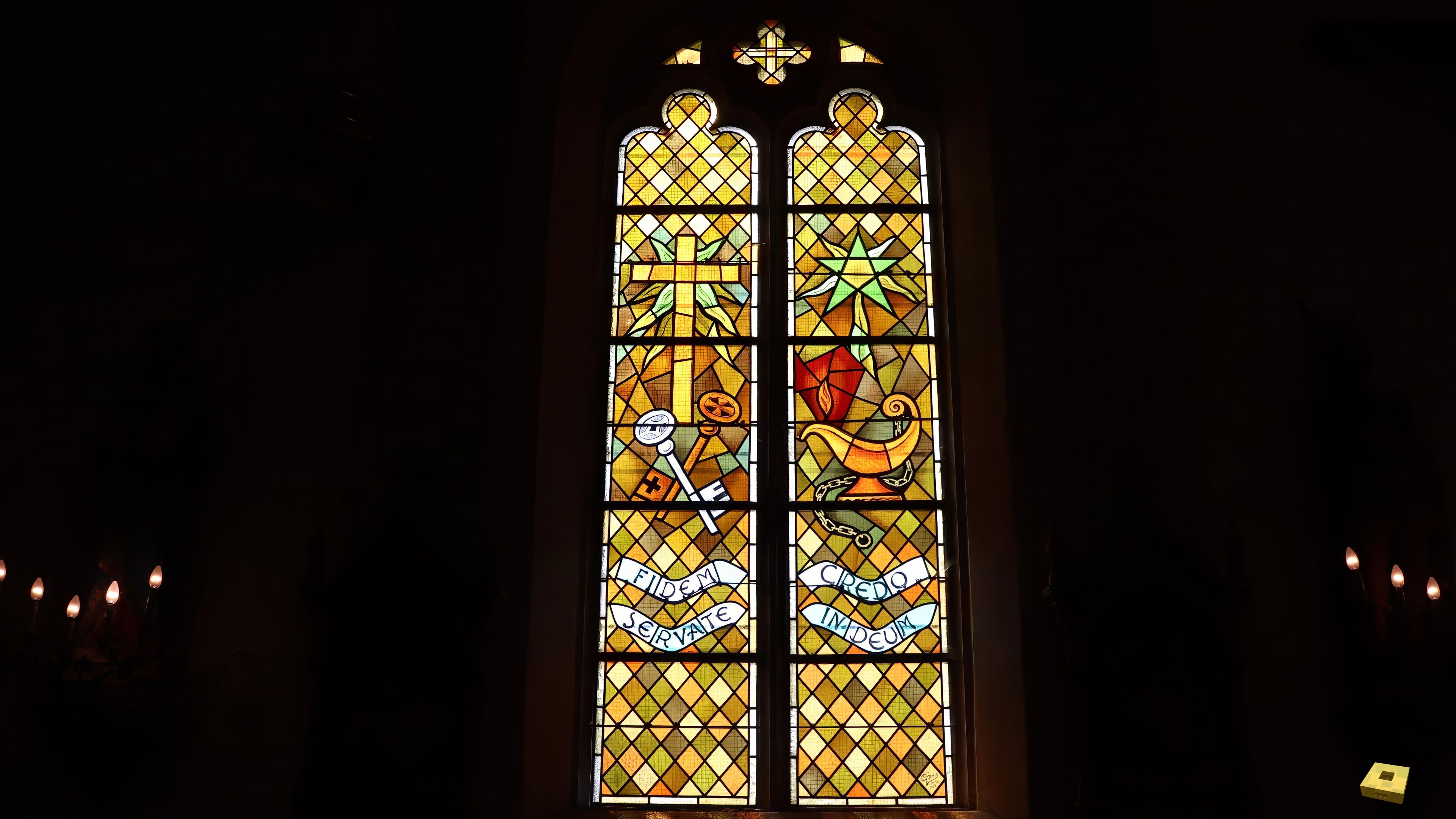 Rouvres, church - stained glass window (I)