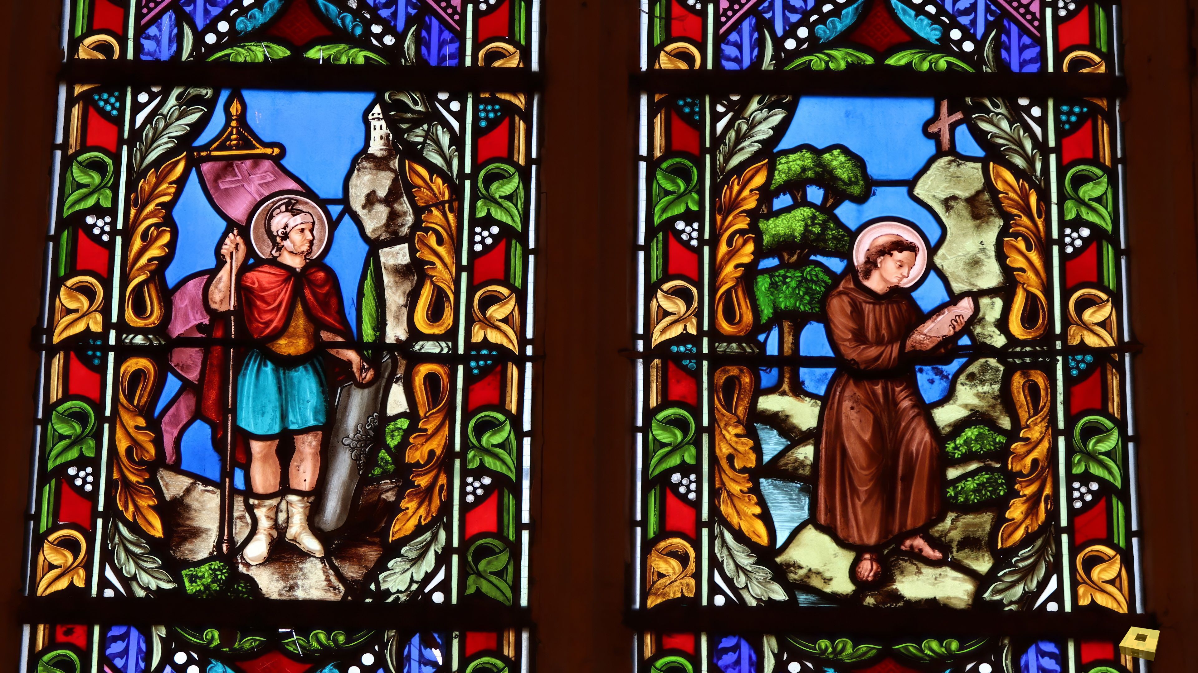 Rouvres, église - vitrail (I)