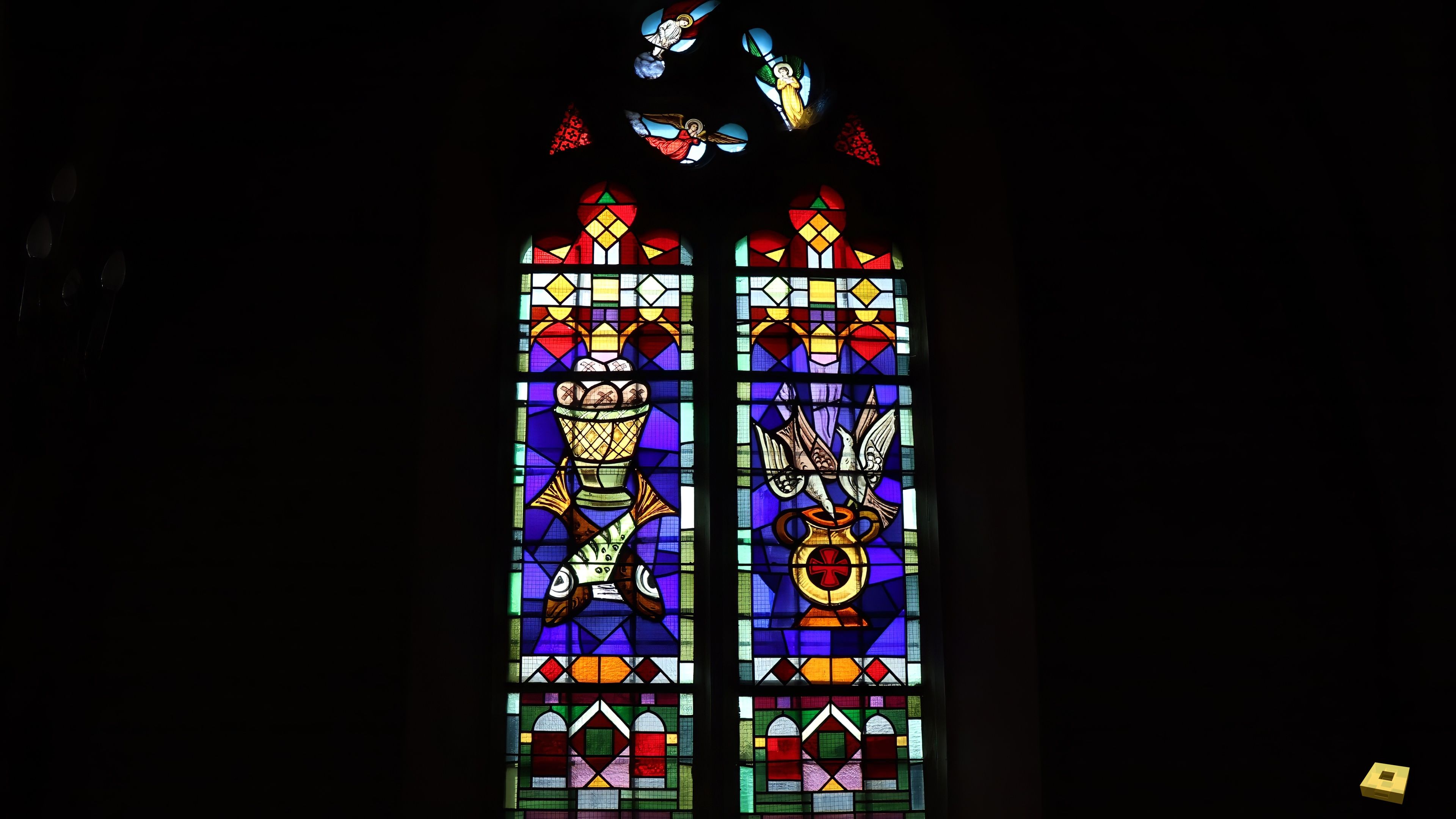 Rouvres, church - stained glass window (I)