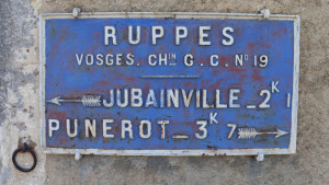 Ruppes, village sign (I)