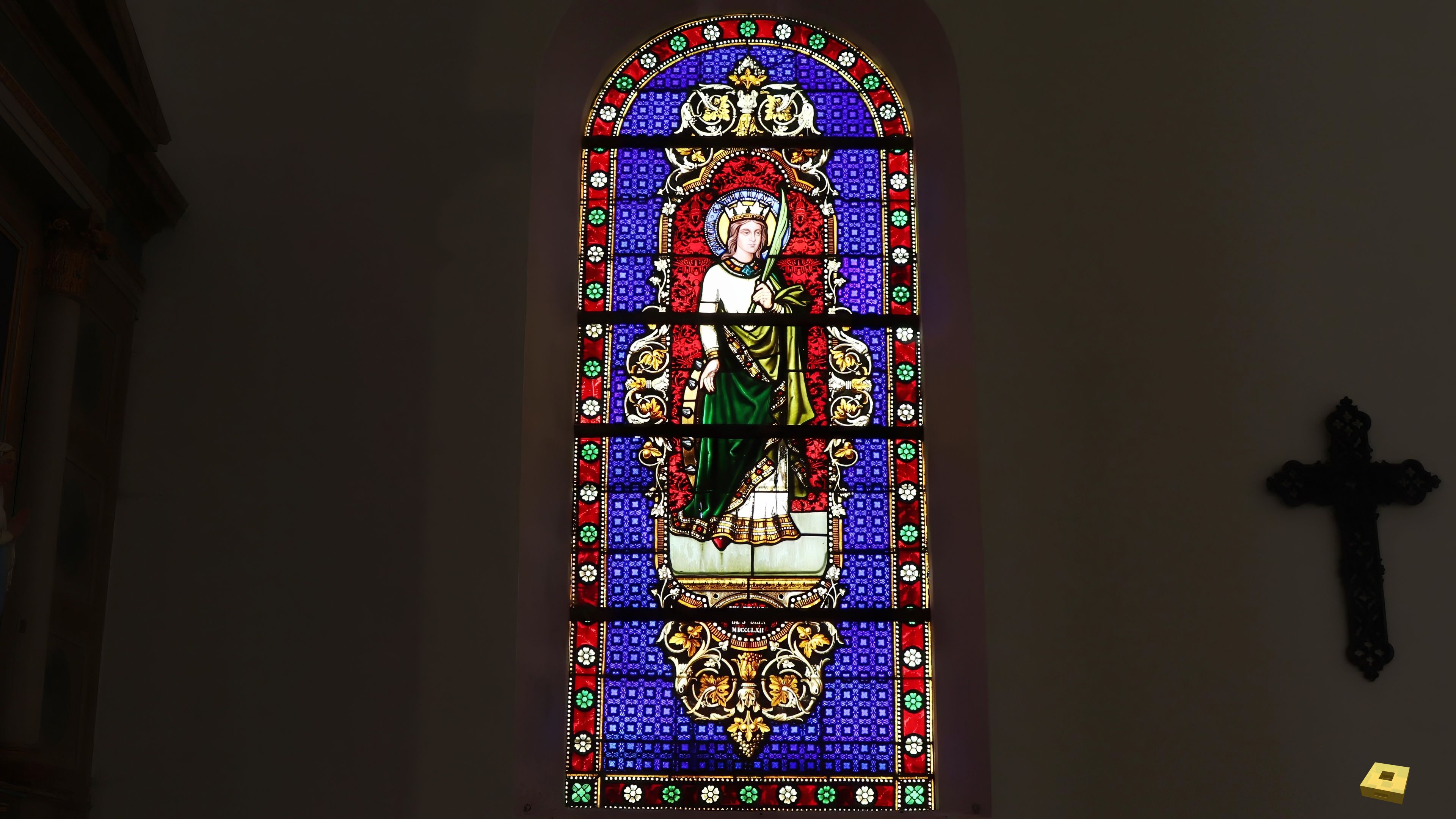 St Blin, church - stained glass window (I)