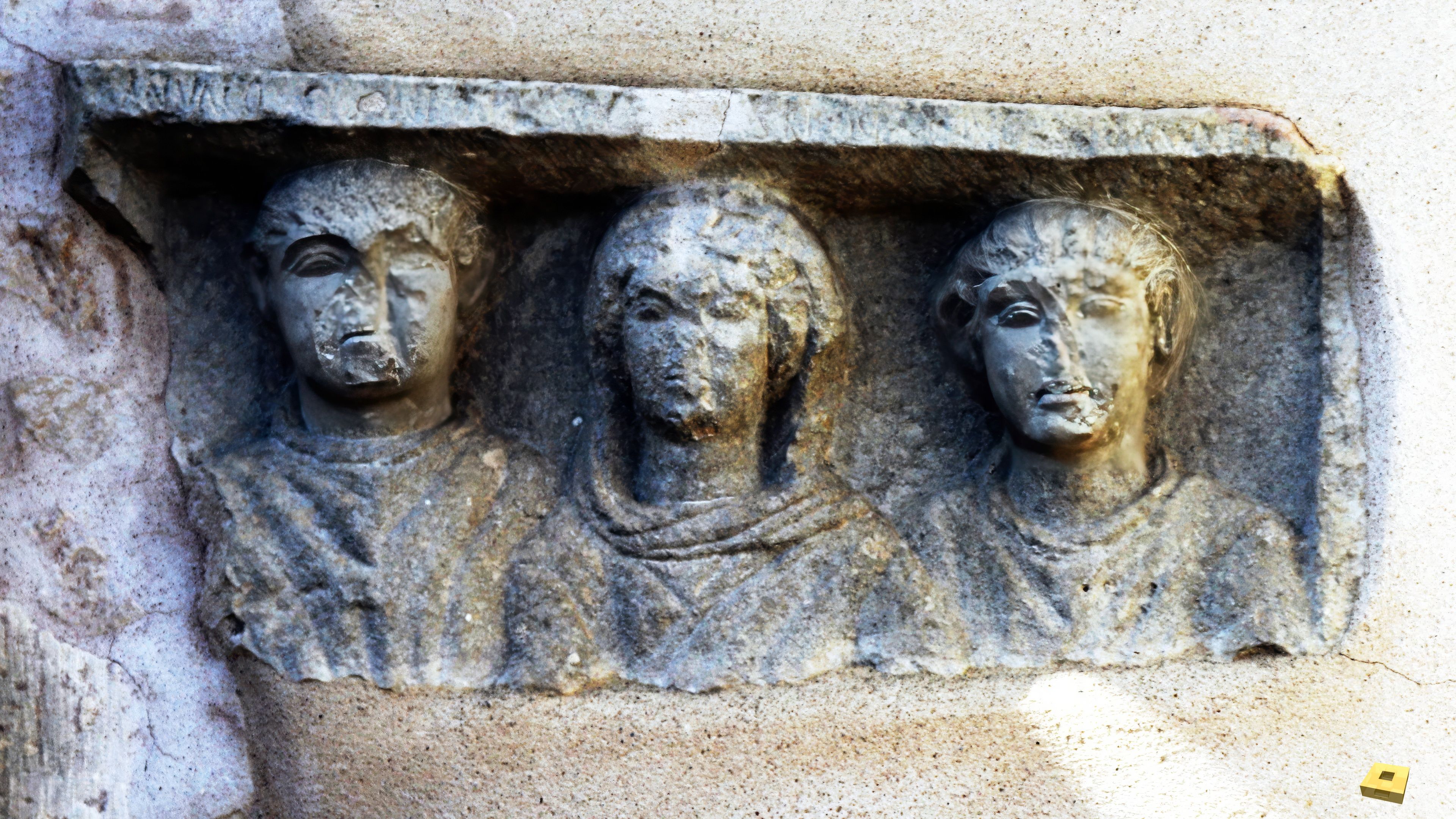 Saint Elophe, church, bas-relief (I)