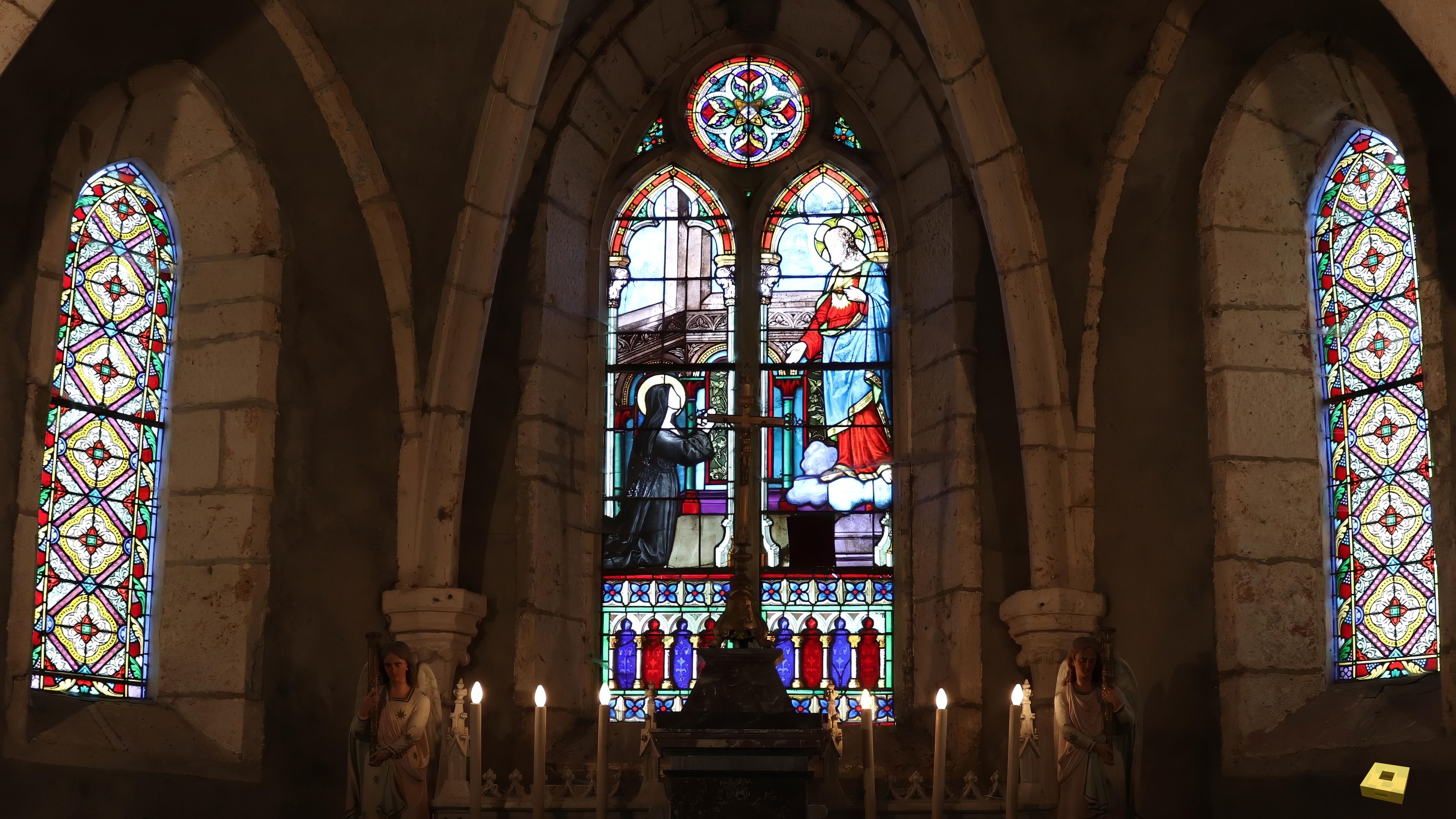 Semilly, church - stained glass window (I)