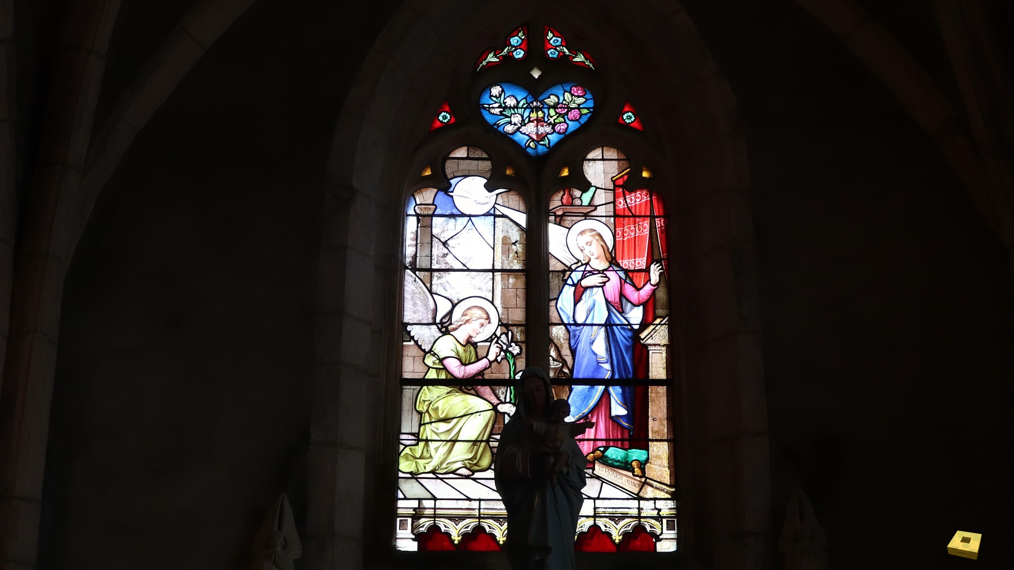 Semilly, church - stained glass window (I)