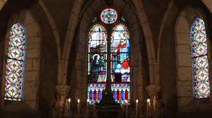 Semilly, church - stained glass window (I)
