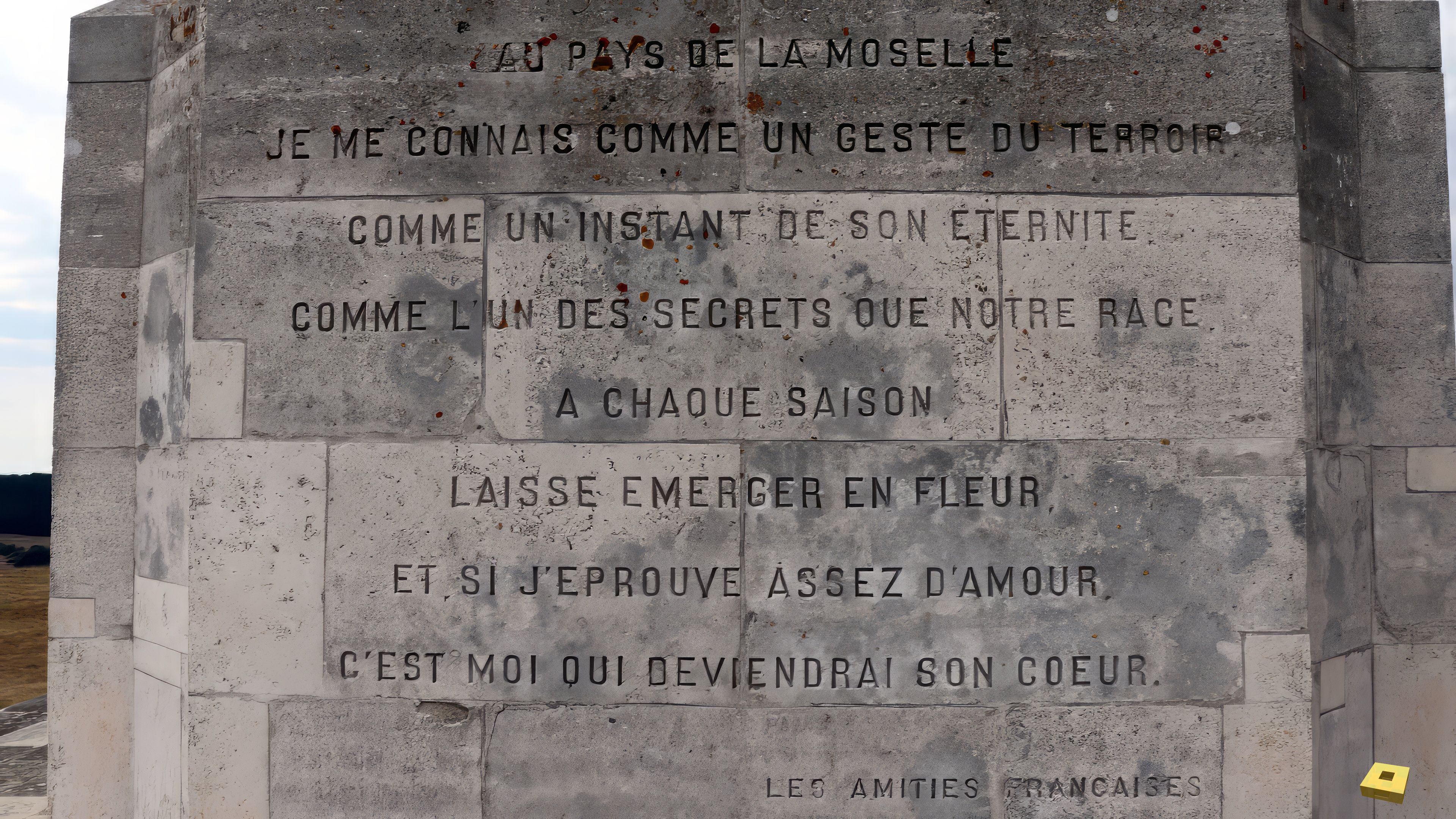Sion, Maurice Barrès memorial (I)