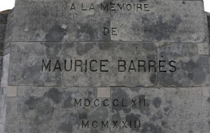 Sion, mémorial Maurice Barrès (I)