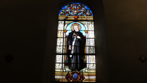 Sion, N.D. stained glass window (I)