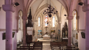 Sionne, St Germain - view of the altar (S)