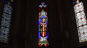 Sionne, St Germain - stained glass window (S)