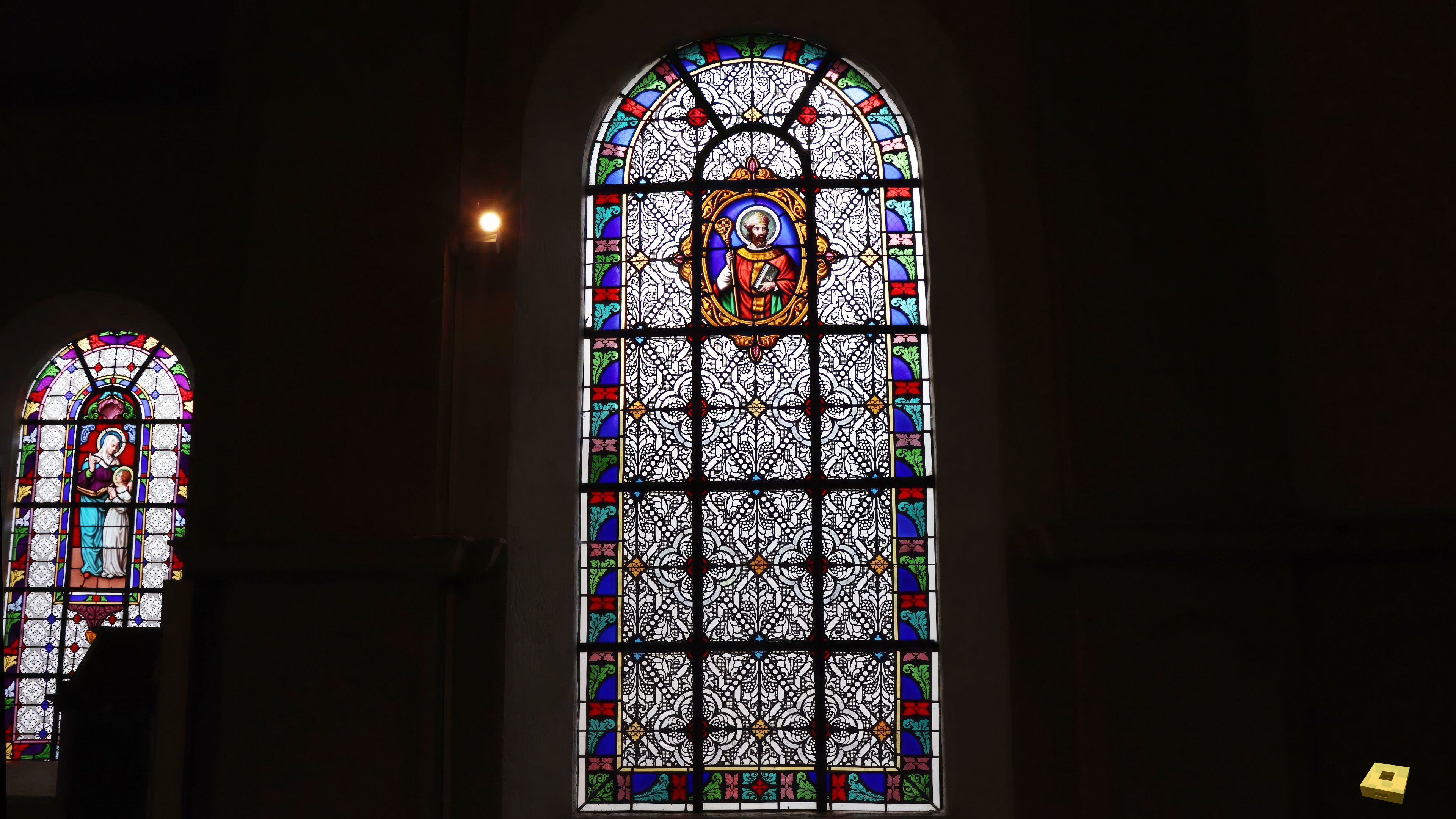 Sommerécourt, church - stained glass window (I)
