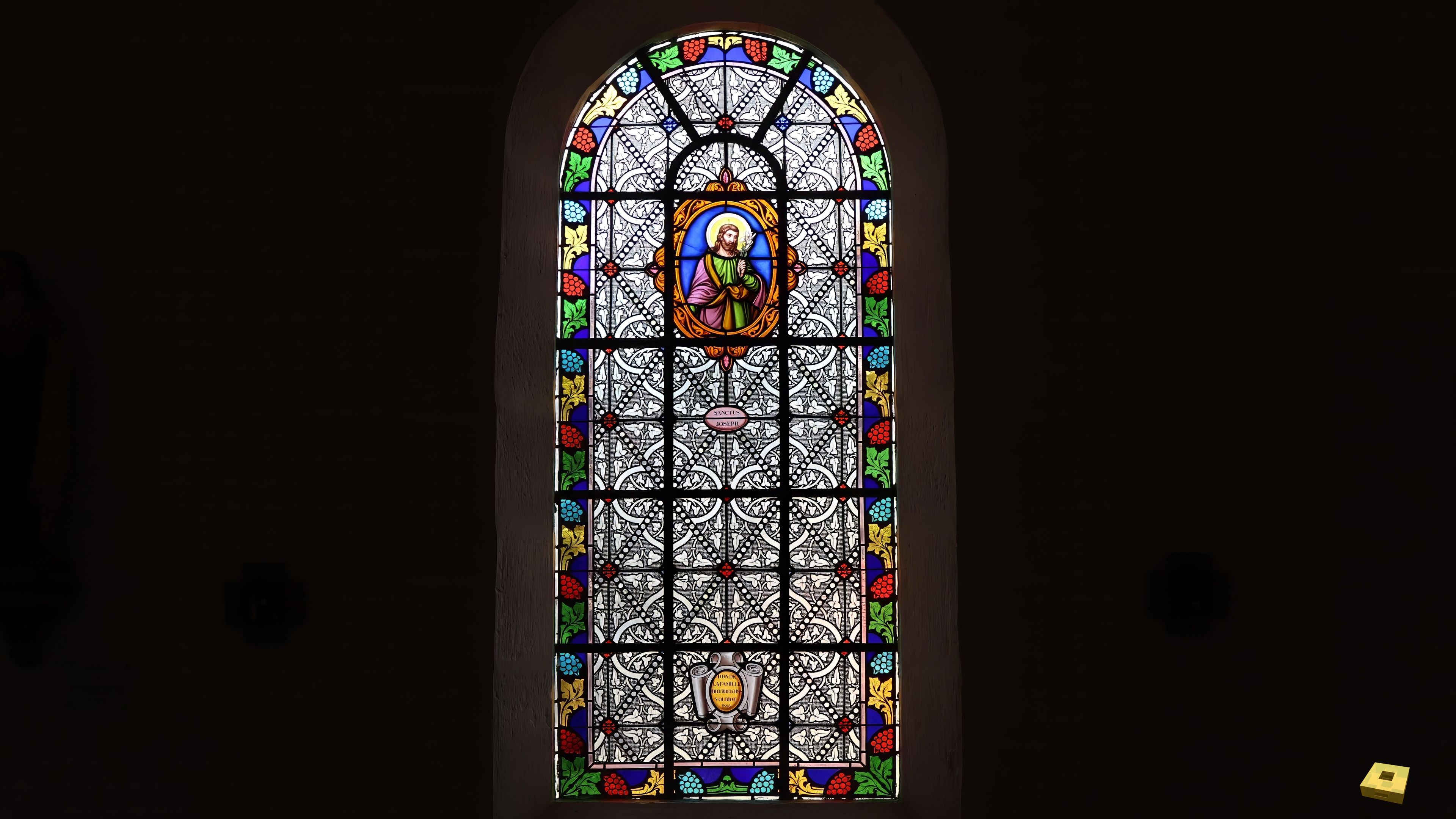 Sommerécourt, church - stained glass window (I)